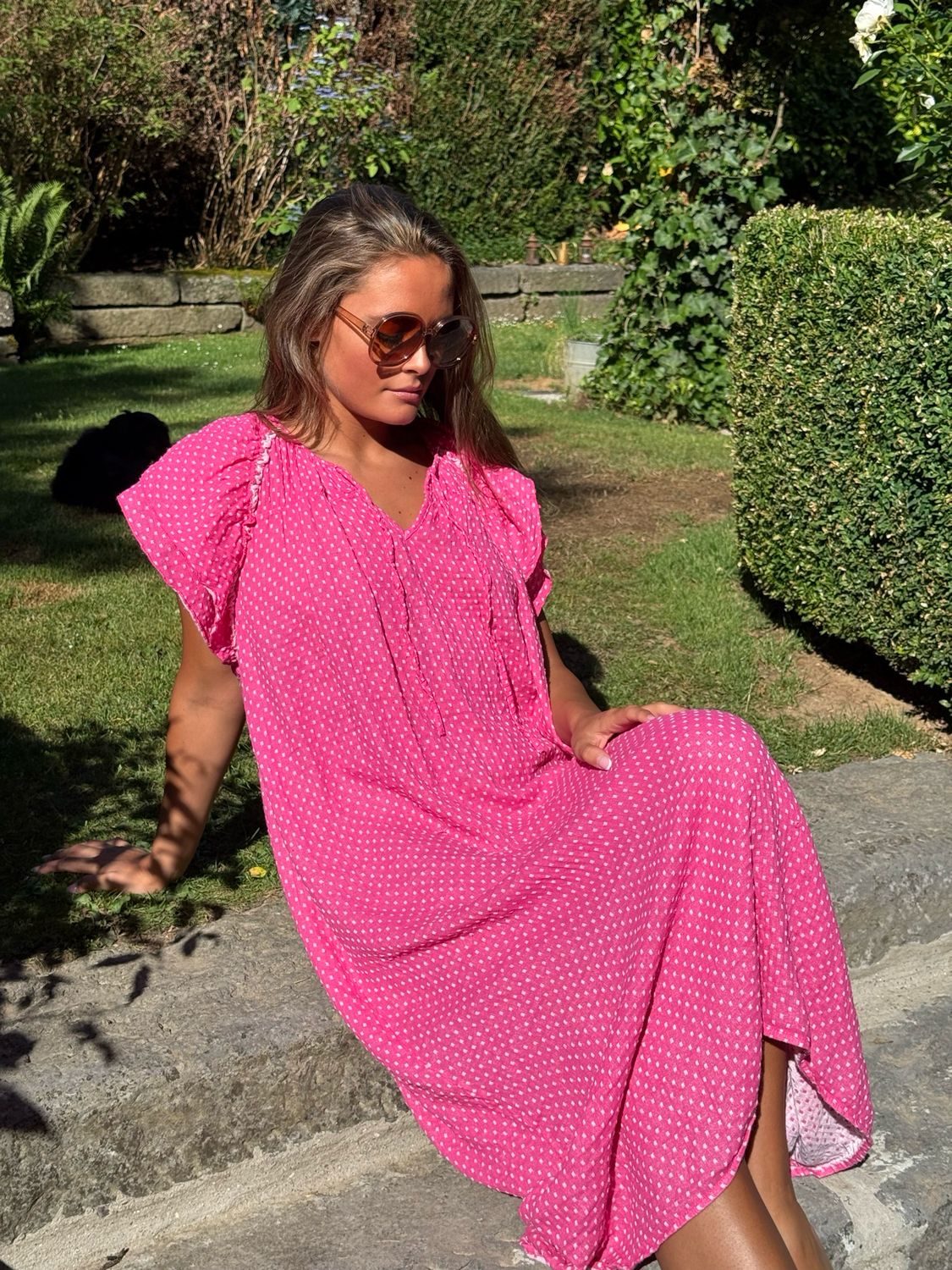 Robe lilas Fushia