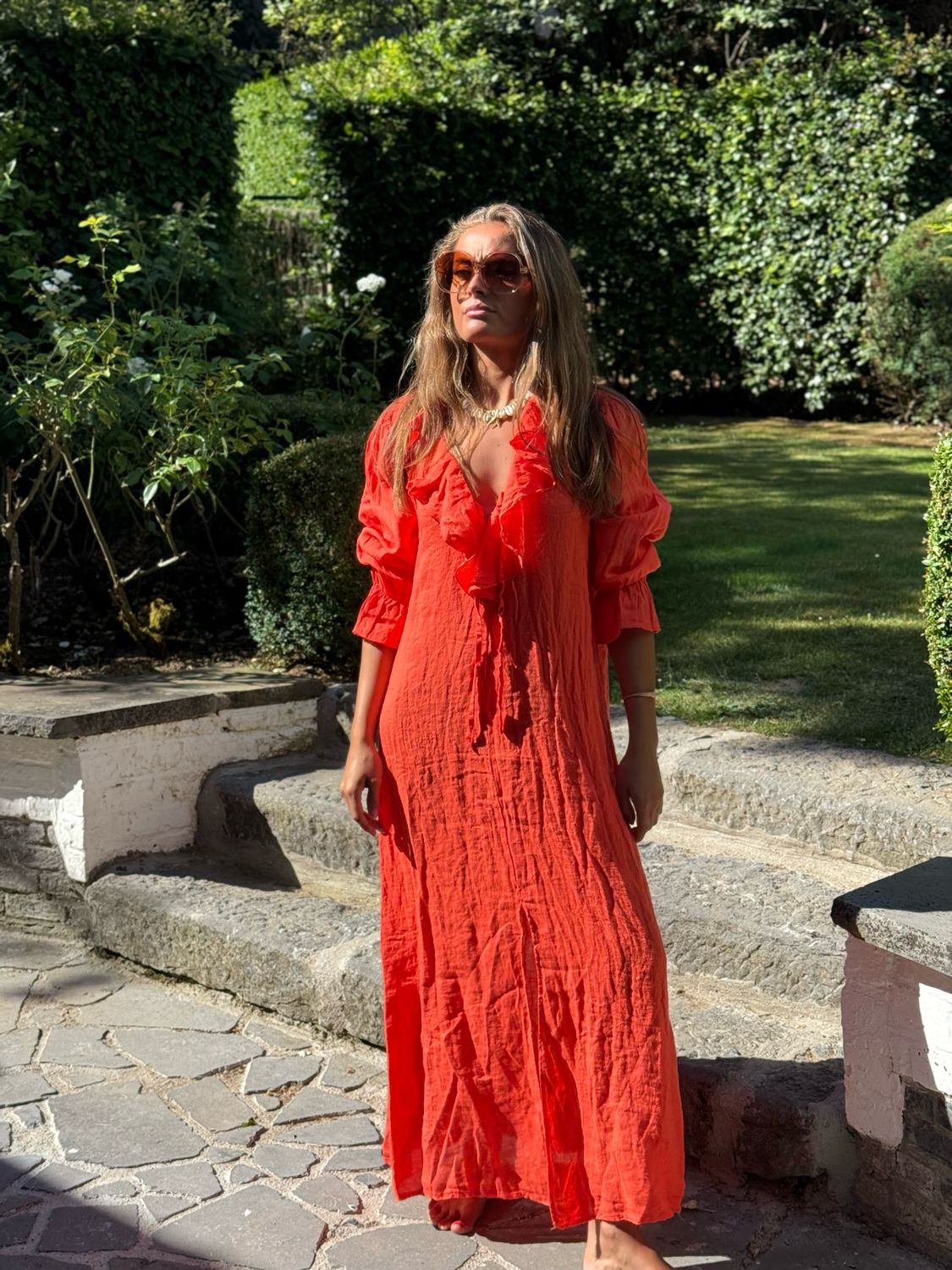 Robe Léa orange