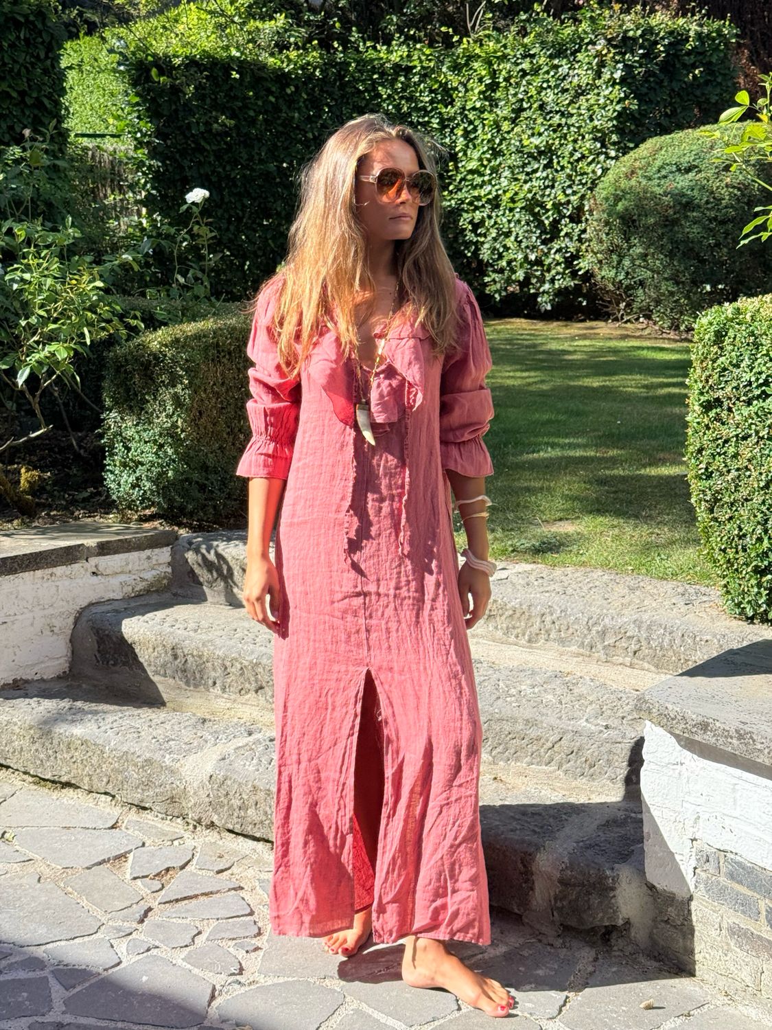 Robe Léa Rouille