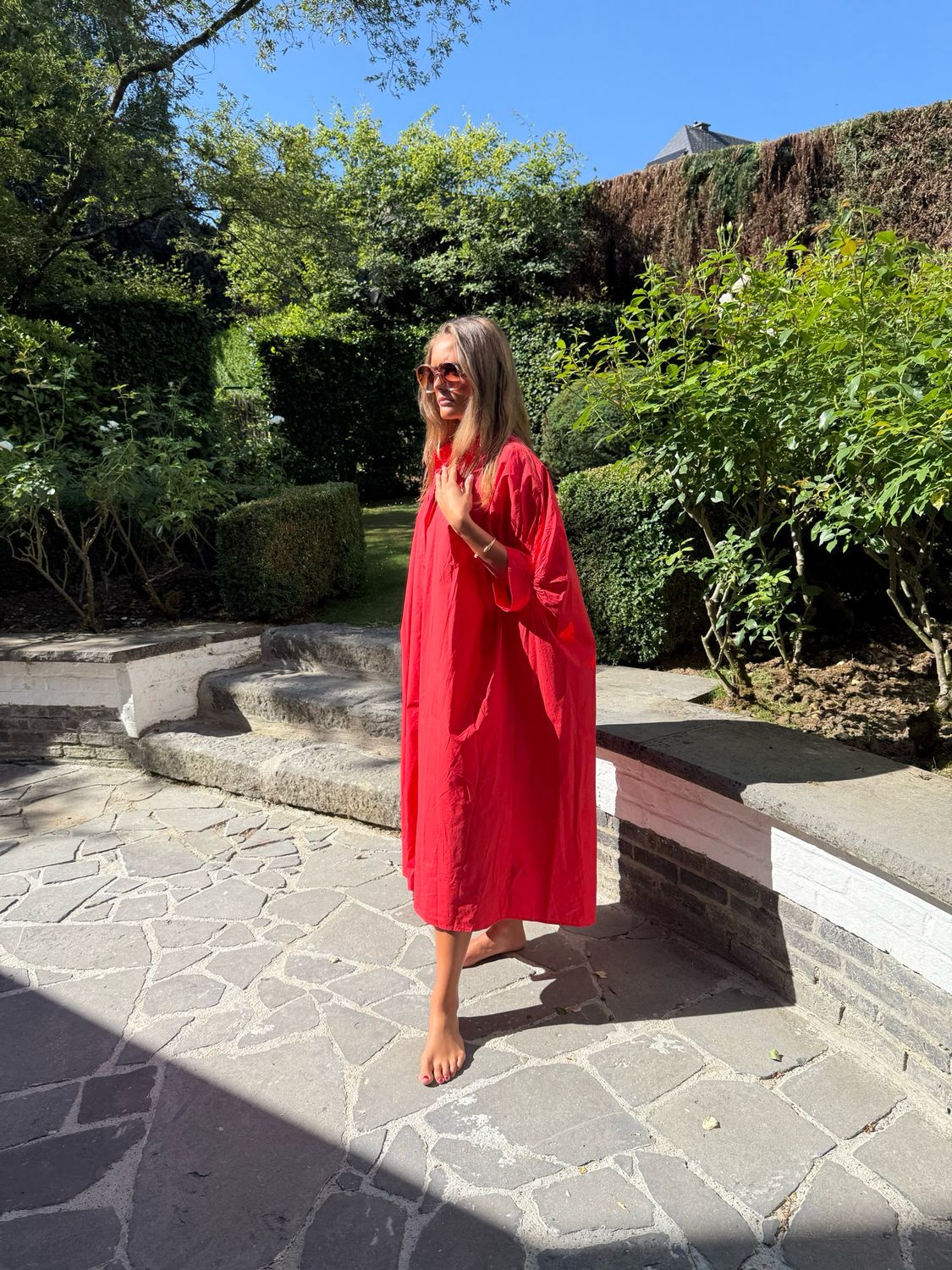 Robe June rouge