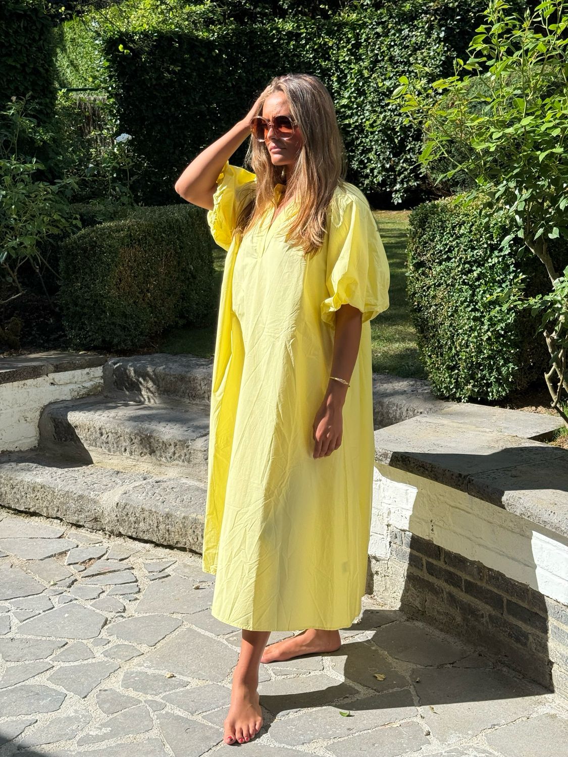 Robe Nora citron