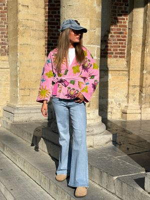 Veste Rose Metal Tiger rose