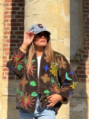 Veste Rose Metal Tiger chocolat