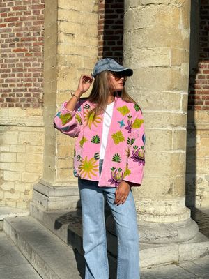 Veste Rose Metal Tiger kaki