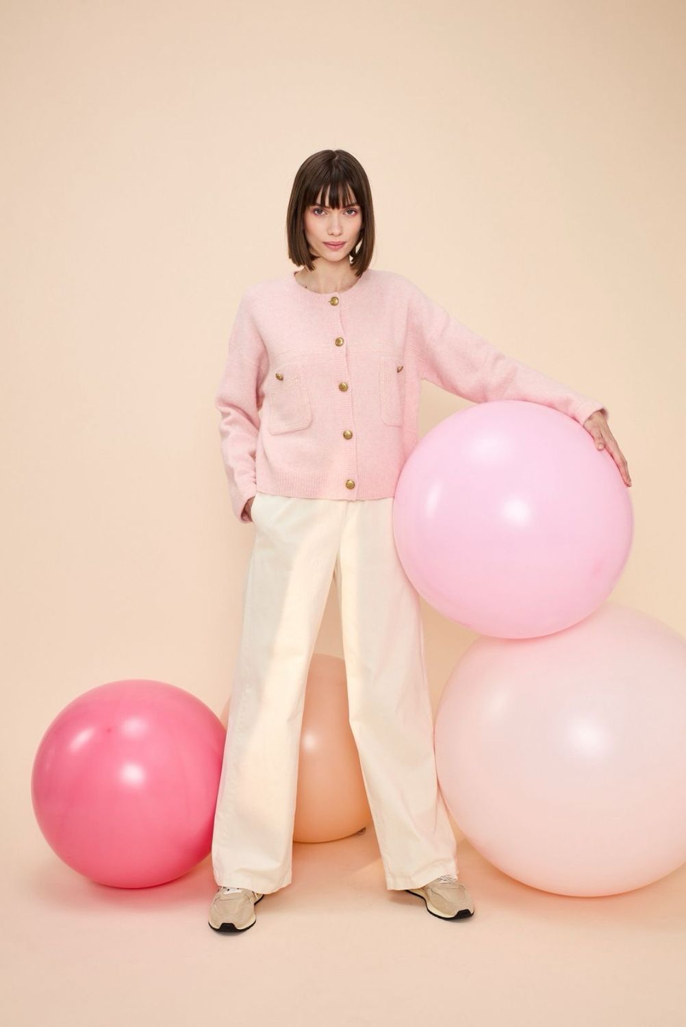 Cardigan Gabrielle pink