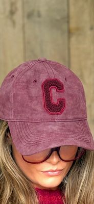 Casquette Chloé bordeaux