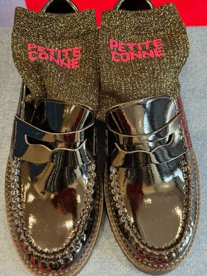 Mocassins Zoé verni noir