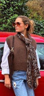 Gilet Sarah chocolat