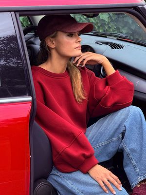 Sweat Juliette bordeaux