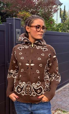 Gilet Liza chocolat