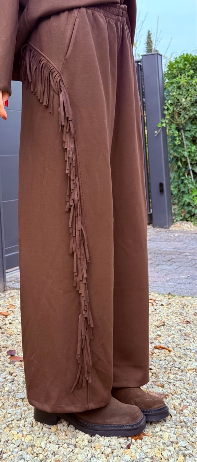 Pantalon horizon chocolat