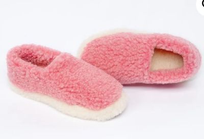Pantoufle Cosy rose femme
