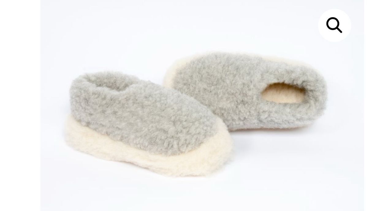Pantoufle Cosy gris clair femme