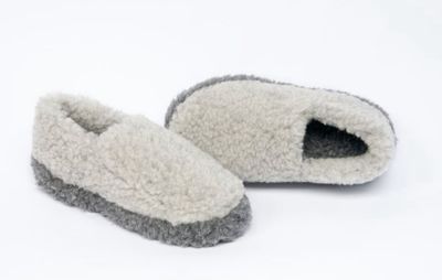 Pantoufle Cosy gris clair et foncé femme et homme
