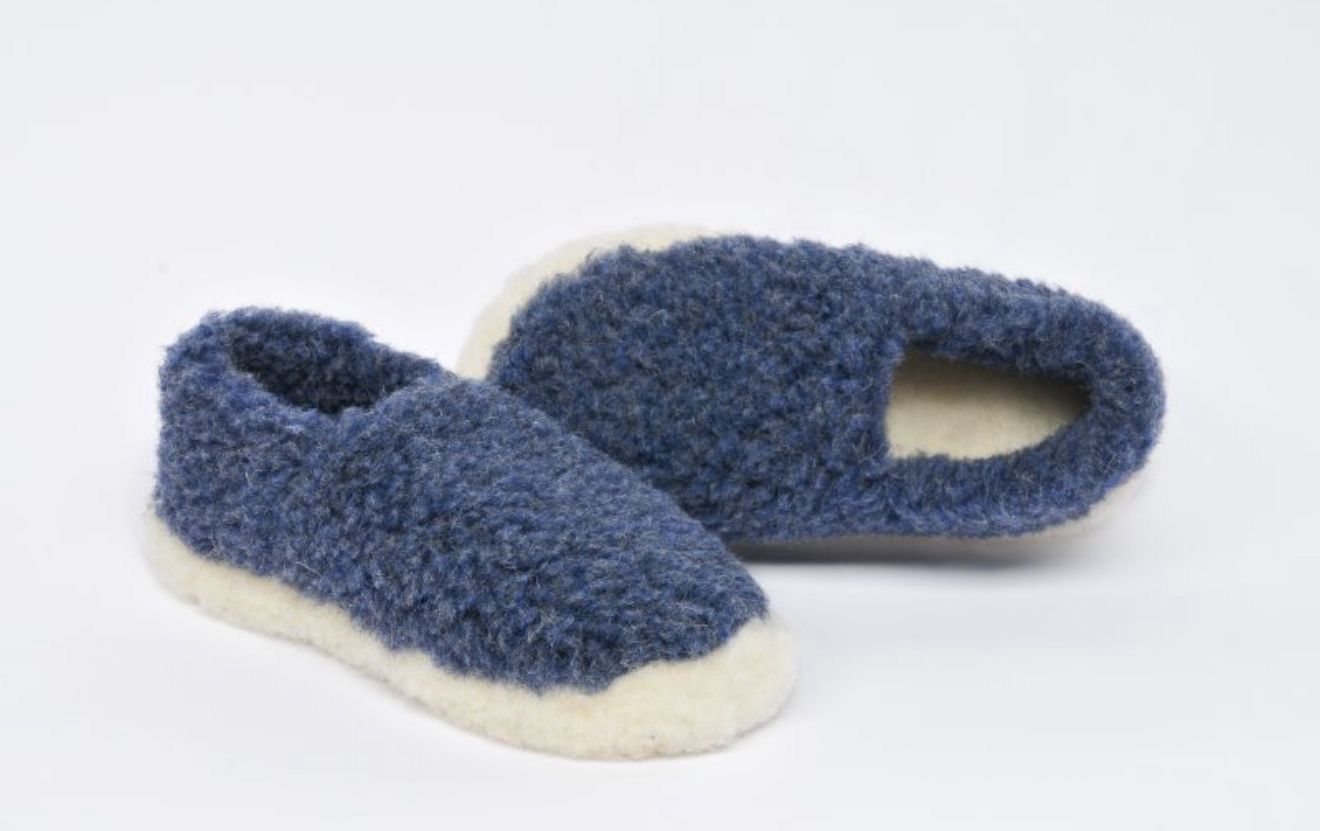 Pantoufle Cosy bleu foncé femme et homme