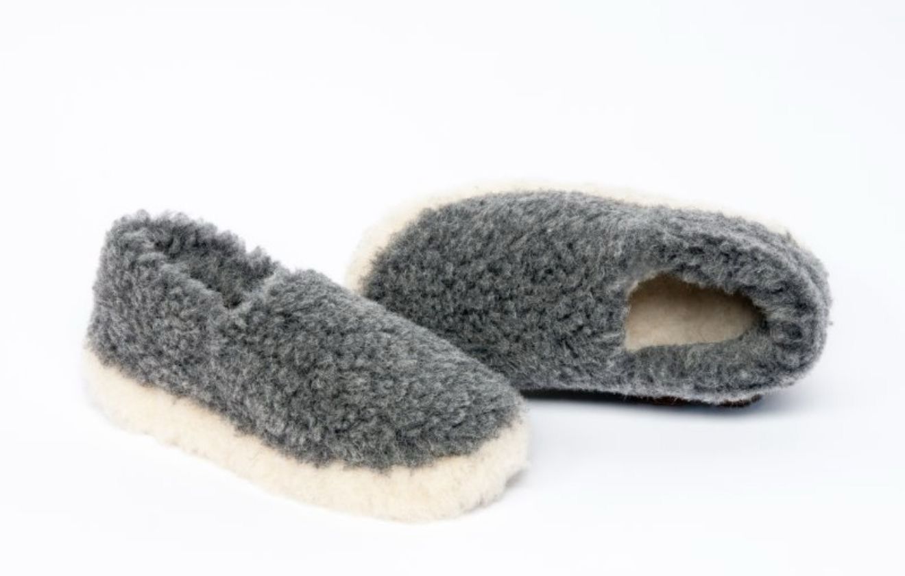 Pantoufle Cosy gris anthracite femme et homme
