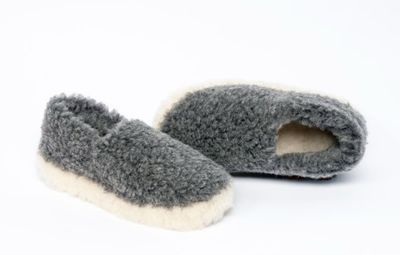 Pantoufle Cosy gris anthracite femme et homme
