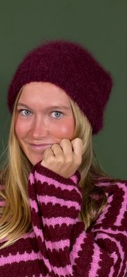 Bonnet Bibi Bordeaux