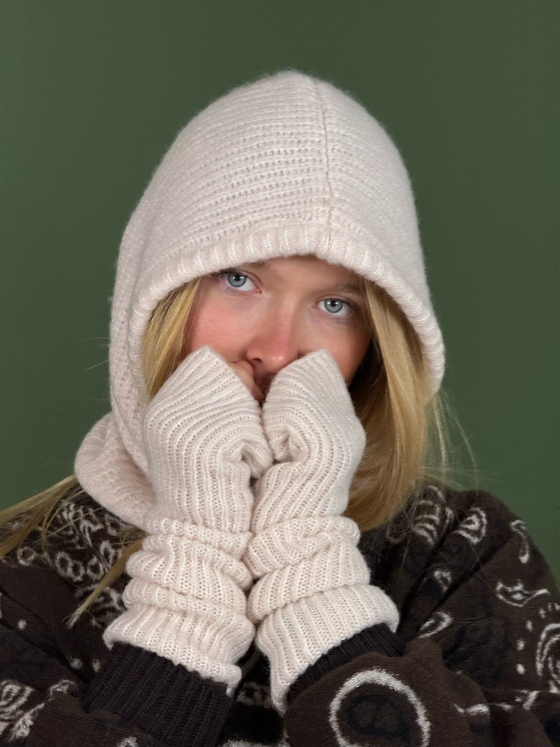 Mitaine écru Mitaine écru