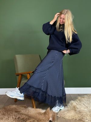 Jupe à pois Navy Jupe à pois Navy