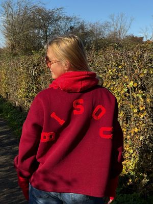 Sweat bisou bordeaux/rouge Sweat bisou bordeaux/rouge