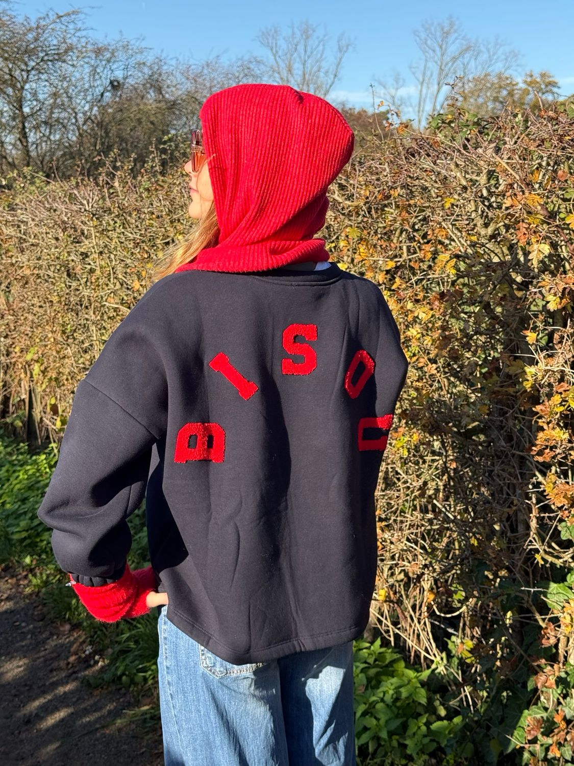 Sweat bisou Marine / rouge Sweat bisou Marine / rouge