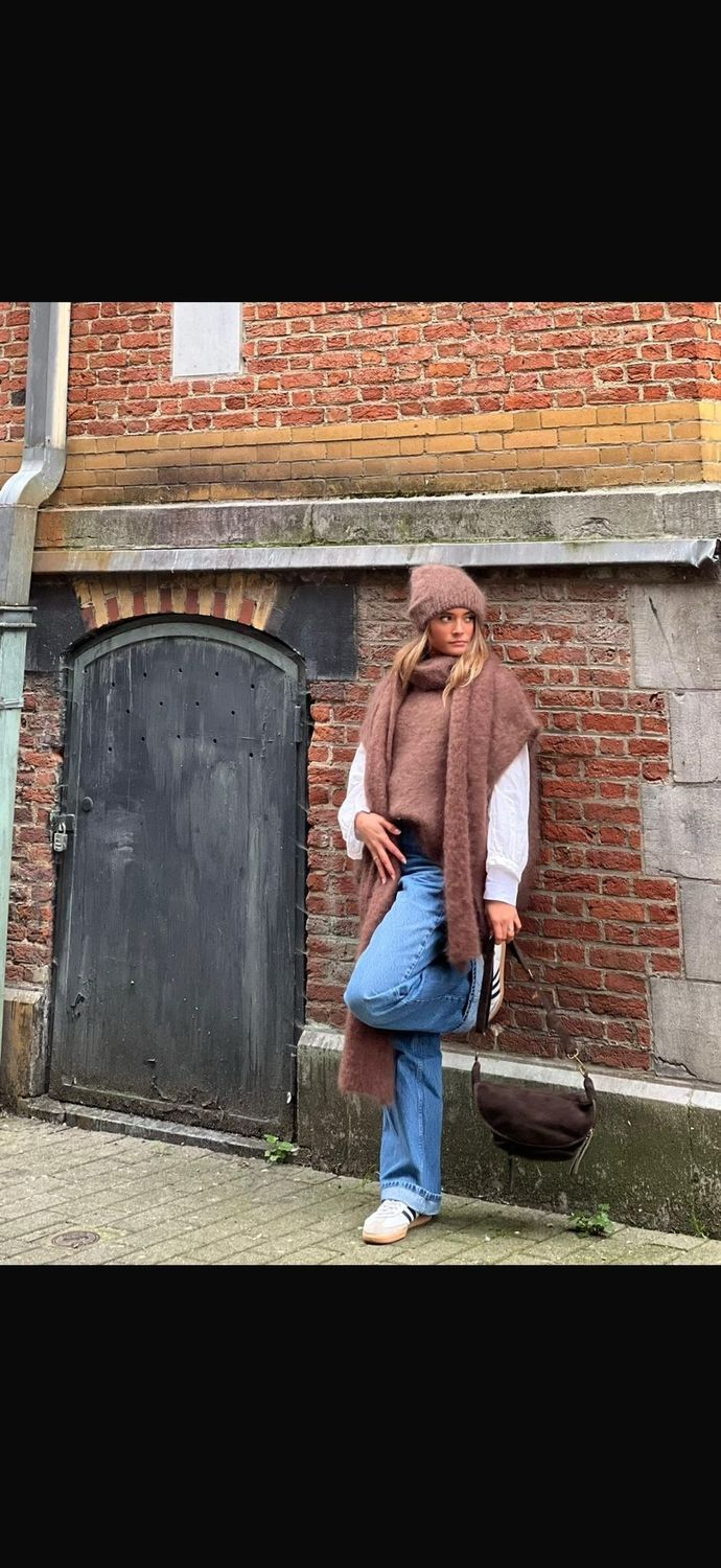 Echarpe Bibi chocolat