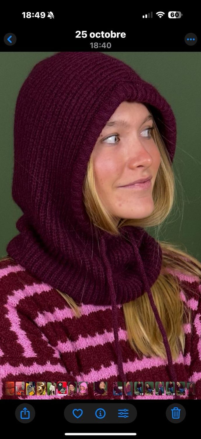 Cagoule bordeaux Cagoule bordeaux