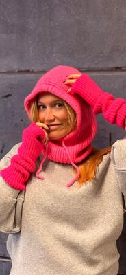 Cagoule rose fluo Cagoule rose fluo