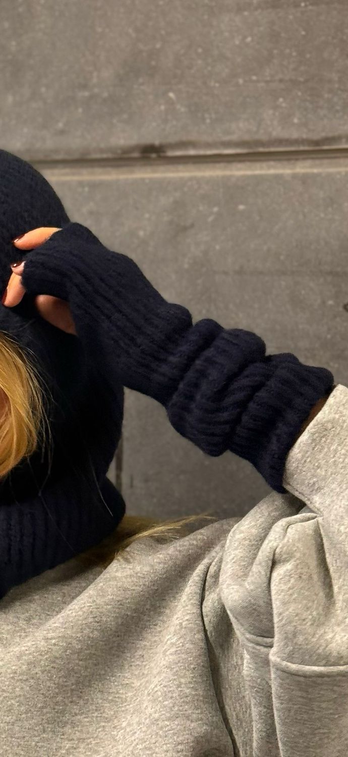 Mitaine bleu marine Mitaine bleu marine