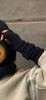 Mitaine bleu marine Mitaine bleu marine