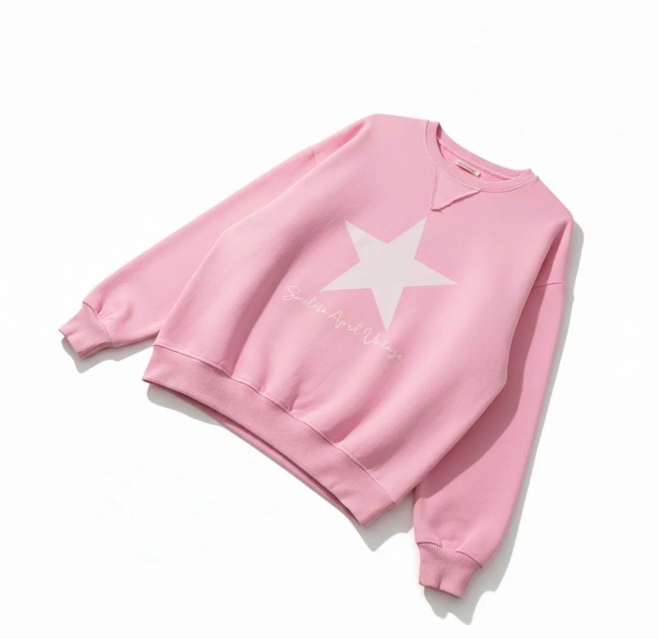 Sweat-shirt étoile rose Sweat-shirt étoile rose