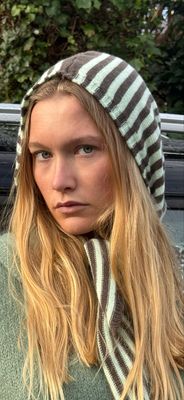 Cagoule kaki/ vert eau