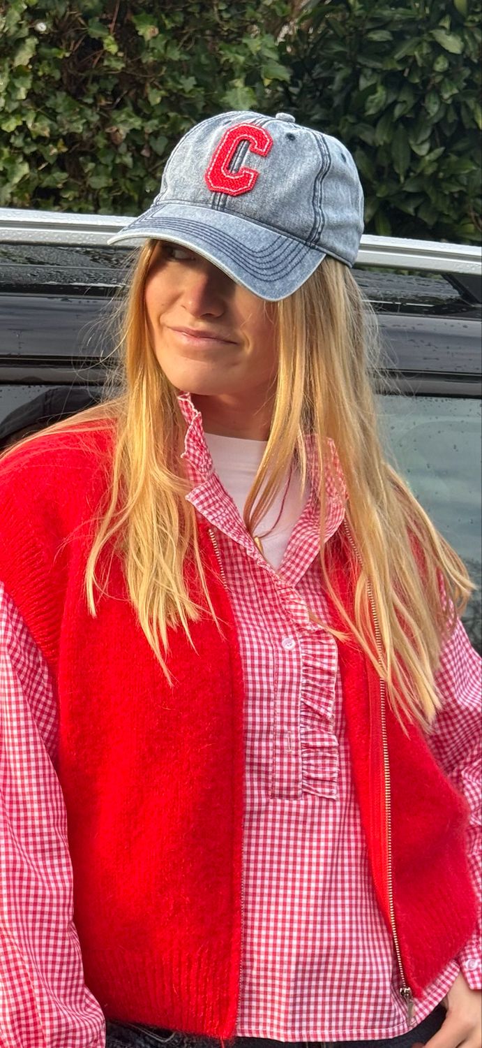 Gilet rouge zip Gilet rouge zip