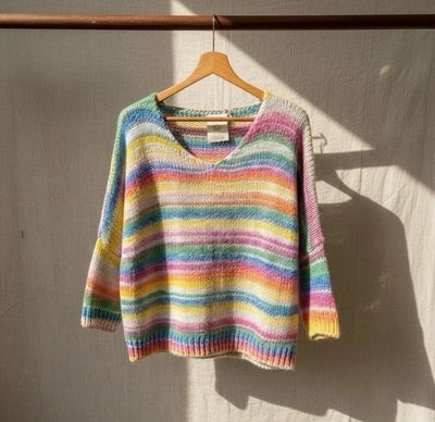 Pull V arc en ciel