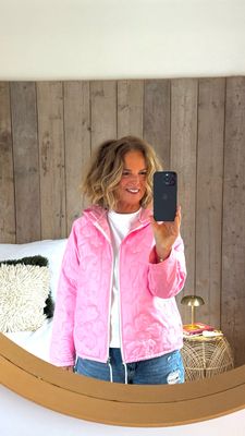 Veste fluo rose la cabane