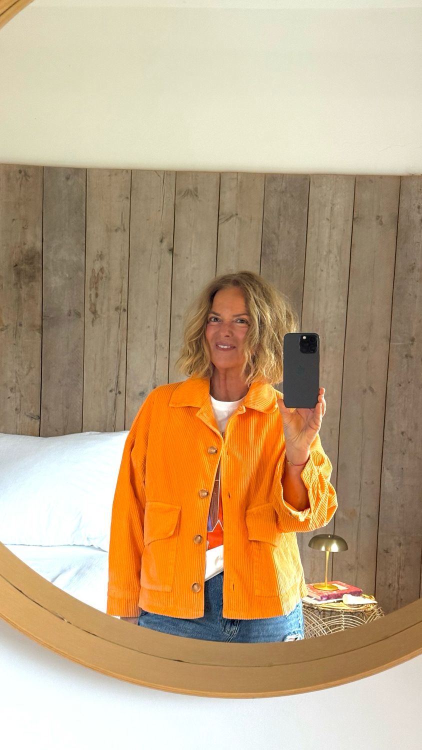 Veste vintage orange