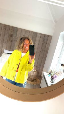 Veste vintage jaune