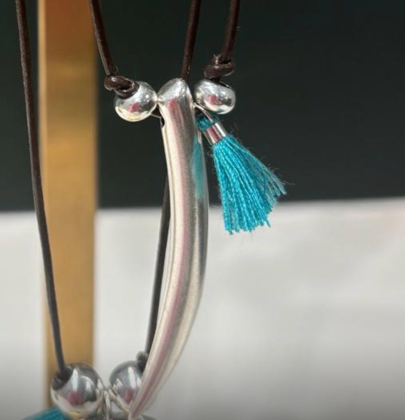 Collier Dent argenté Collier Dent argenté