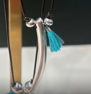 Collier Dent argenté