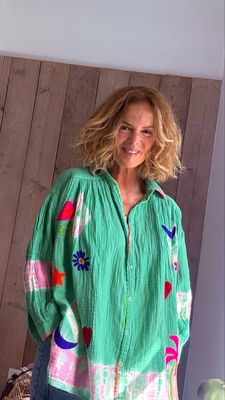 Chemise Joy vert d’eau
