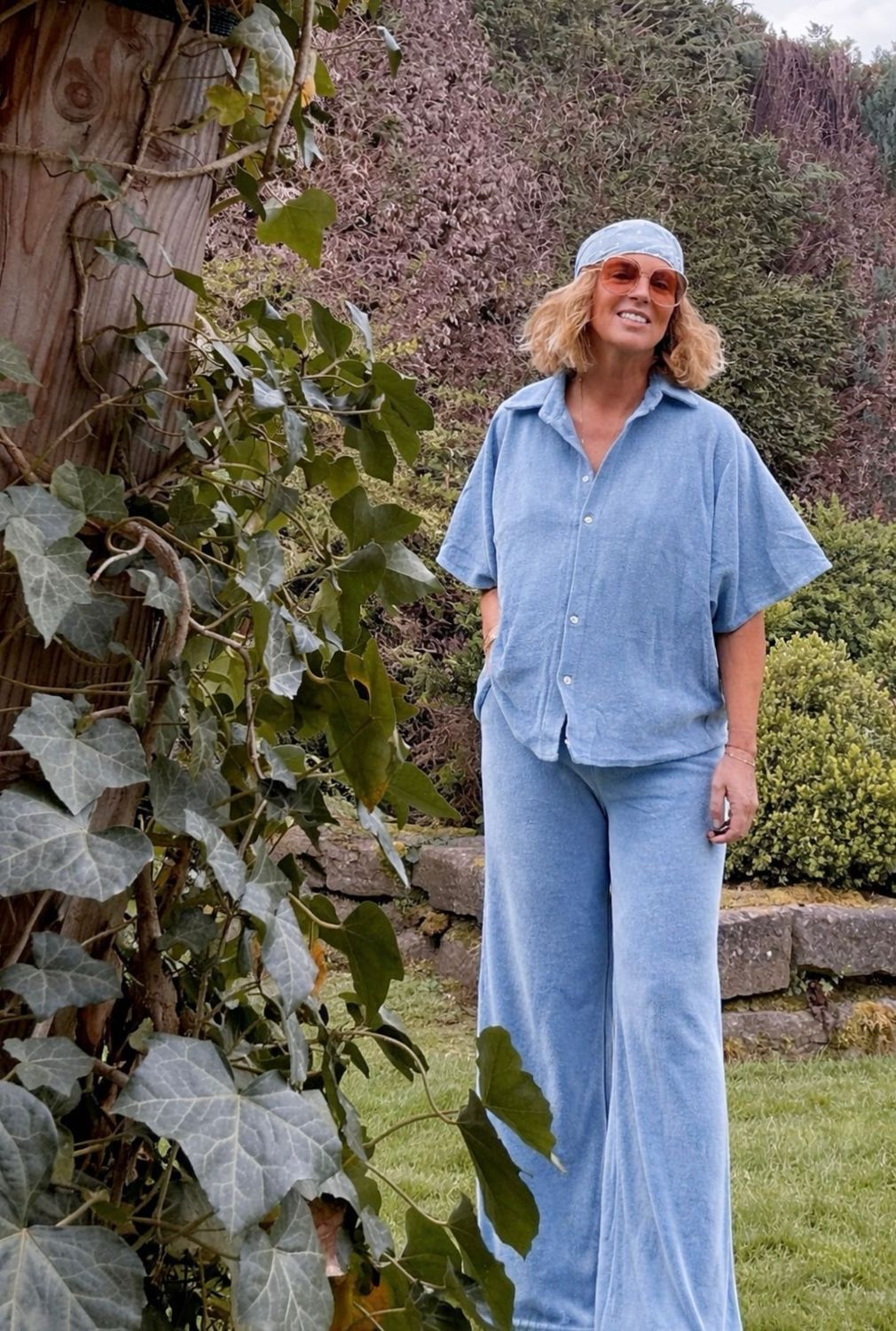 Ensemble éponge Celia bleu jean’s