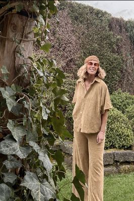 Ensemble éponge Celia caramel