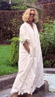 Robe Cezane écru