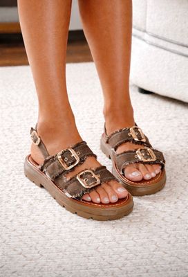 Sandale Florence jean’s chocolat