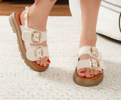 Sandale Florence jean’s écru