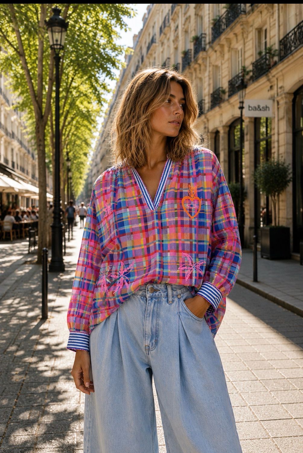 Chemise Cassis la Cabane