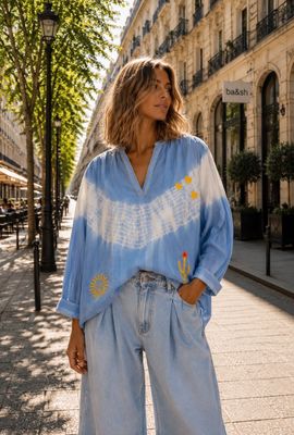Chemise Sabine ciel la Cabane Chemise Sabine ciel la Cabane
