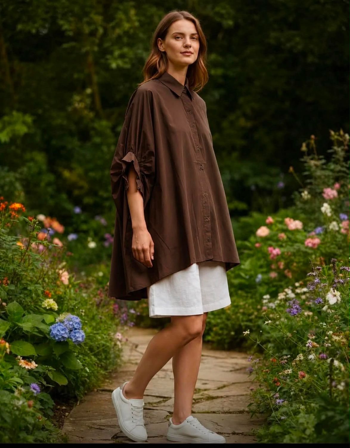 Chemise Célia chocolat