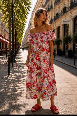 Robe longue Olga la Cabane Robe longue Olga la Cabane